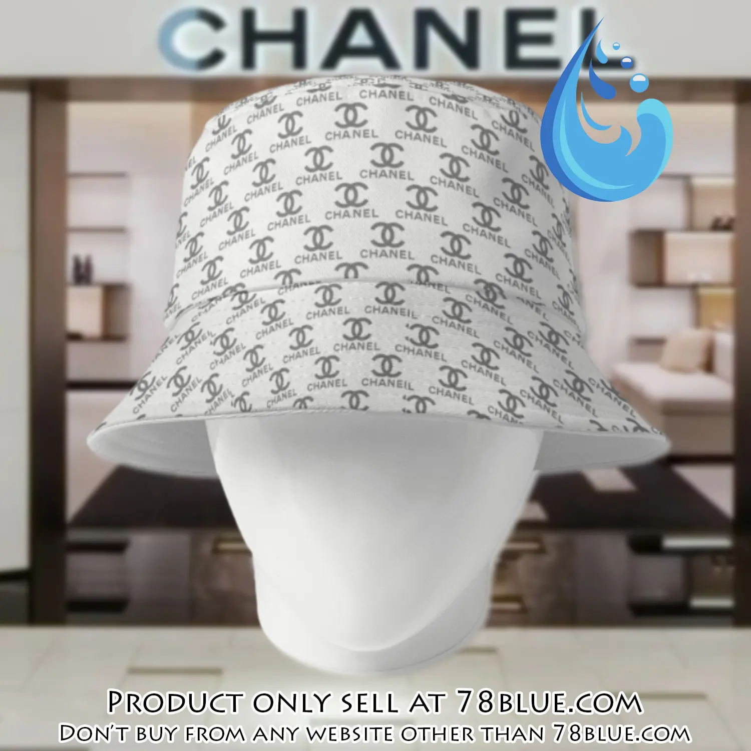 Chanel luxury bucket hat fdh1080 78b5817672